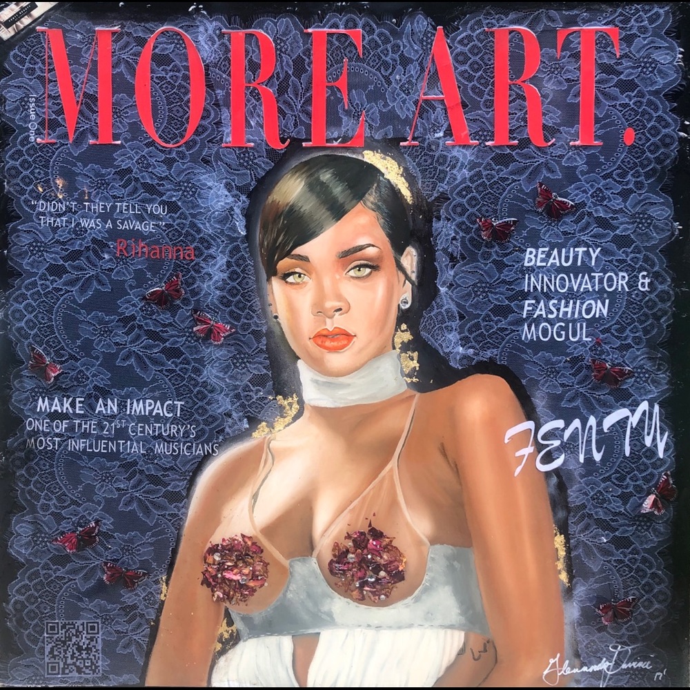 Rihanna painting